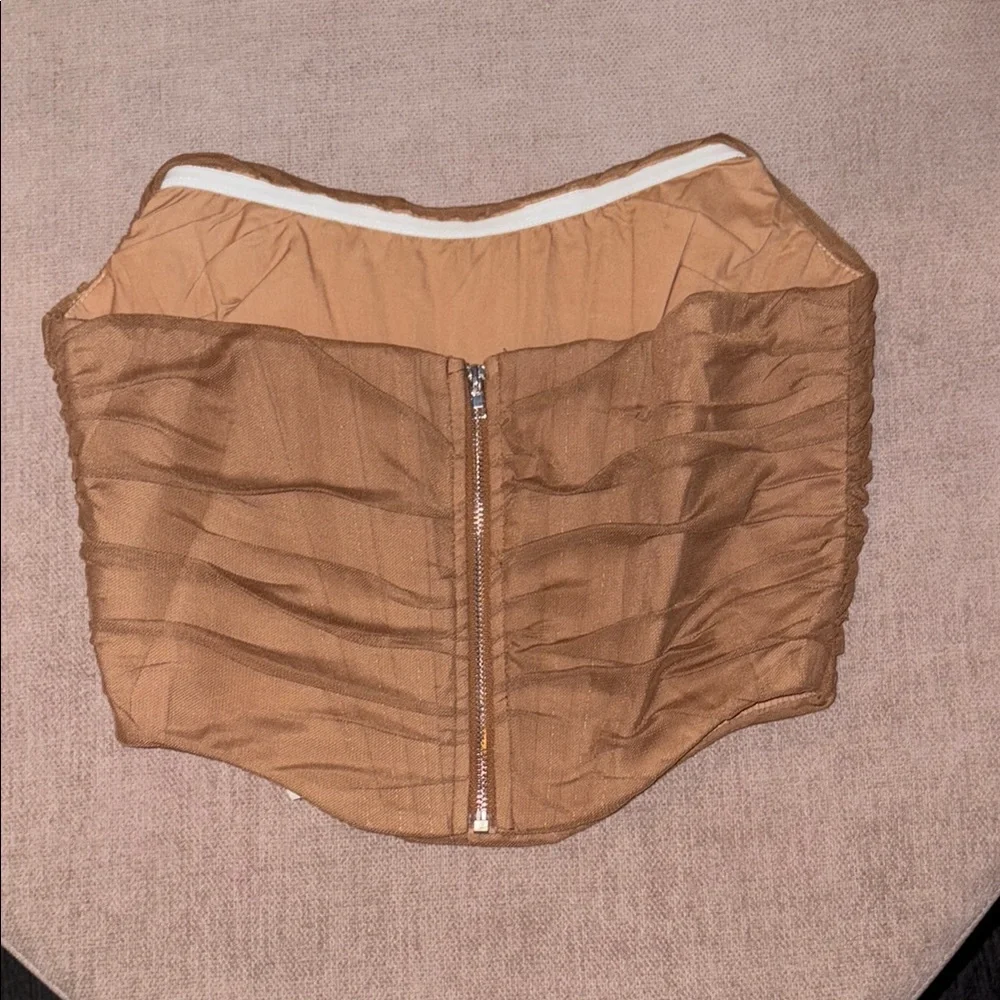 Light brown corset tube top - Picture 3 of 3